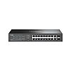 Managed switch, 18x 10/100/1000 RJ-45, 2 slide-in SFP, PoE+, 19" (TP-Link ES220GP)