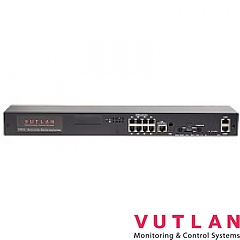 Monitoring unit 19" 1U; 8x analog; 2x CAN; 32x dry contact inputs (Vutlan VT855tt)