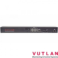Monitoring unit 19" 1U; 8x analog; 1x CAN; 16x dry contact inputs (Vutlan VT825G)