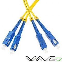 Patchcord SC/UPC-SC/UPC, SM, 9/125 duplex, G652D fiber, 0.5 m
