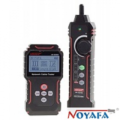 Cable tester RJ-45, w/LCD. PoE and port flash (NOYAFA NF-8209S)