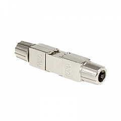Cat.6A STP connector adaptor, screw fixed type