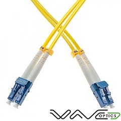 Patchcord LC/UPC-LC/UPC, SM, 9/125 duplex, G652D fiber. 0.5 m