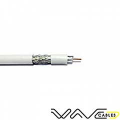 Coaxial cable Wave Cables RG6 Cu, white, LSOH, 100 m