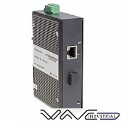 Industrial Media converter 1x 100/1000TX (RJ-45) + 1x 1000FX (SFP) (Wave Industrial WO-IC-M1GF1GT)