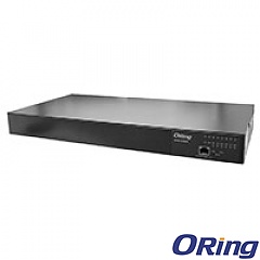 Device server, 16x RS-232/422/485 + 4x 10/100/1000 RJ-45 (LAN) (ORing RDS-3166G)