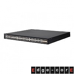 Managed switch,  48x 10/100/1000 RJ-45 PoE ports, 6x 25G SFP28 ports, 19" (Edge-corE ECS4150-54P)