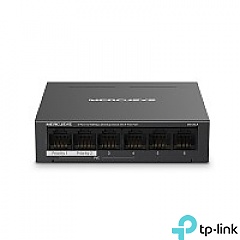 Unmanaged switch, 6x 10/100 RJ-45, PoE+, desktop (TP-Link Mercusys MS106LP)