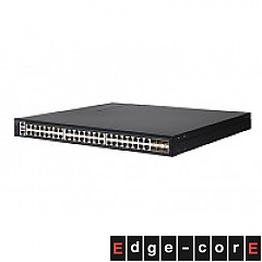 Managed switch,  48x 10/100/1000 RJ-45 PoE ports, 6x 25G SFP28 ports, 19" (Edge-corE ECS4650-54P)