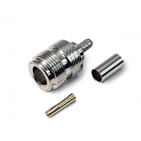 N female connector, crimp type, RG58