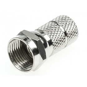 F male connector, TWIST-ON, RG6,  Thickness 7.2 mm