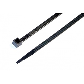 Cable ties, 4.8 x 200 mm, black