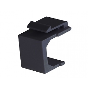 Blank keystone adaptor, black