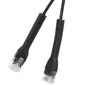 Patch cable UTP cat. 6a, 1.5 m, black, LSOH, ultra-flex