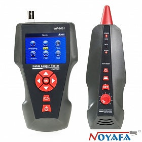 Noyafa NF-8601W Cable tester w/LCD, wire tracker, ping, PoE testing