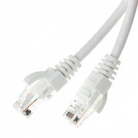 UTP Patch cable, cat.5e, 0.25m, white