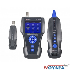 Cable tester RJ-45, w/LCD, wire tracker, ping testing, TDR (NOYAFA NF-8601S)
