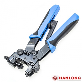 Compression crimping tool for F, BNC & RCA compression connectors with adjustment for crimping different length of connectors (Hanlong HT-H510B)