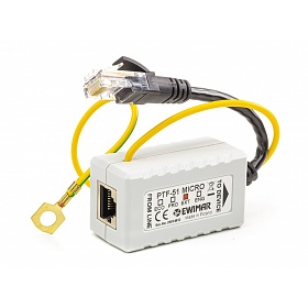 10/100 LAN surge protector, PoE (PTF-51-EXT/PoE/Micro v2)