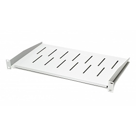 Punched shelf, 19", 260 mm, 1U