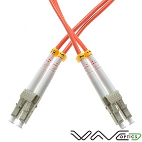 Fiber optic patch cord, LC/UPC-LC/UPC, MM, 50/125 duplex, OM2 fiber 3.0mm, L=15m