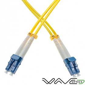 Patchcord LC/UPC-LC/UPC, SM, 9/125 duplex, G652D fiber. 0.5 m