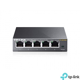 TP-Link TL-SG105E, Unmanaged desktop switch, 5x 10/100/1000 RJ-45