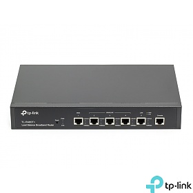 SMB broadband router, 2x WAN, 3x LAN, load balancing (TP-Link TL-R480T+)