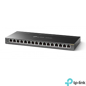 Unmanaged switch, 16x 10/100/1000 RJ-45, desktop (TP-Link TL-SG116E)