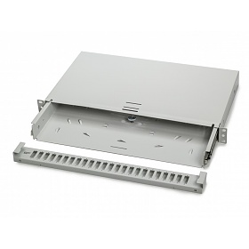 Splice box, 24x SC duplex, 19", no adaptors