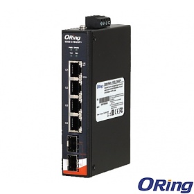 Unmanaged switch, 4x 100/1G/2.5G RJ-45 + 2x1000/10G SFP+ (ORing IDGS-C1042GP+)