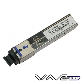 Industrial SFP WDM Module, 1Gb, SC SM, 40km, TX:1310nm, DDMI