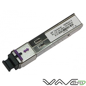 SFP WDM Module, 1Gb, SC SM, 80km, TX:1550nm