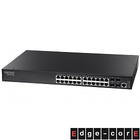 Managed switch, 24x 10/100/1000 RJ-45, 4x SFP port (Edge-corE ECS4110-28T)