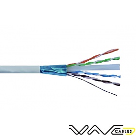 Cable F/UTP, cat.6, grey, 4x2x26 AWG, 305m, stranded (Wave Cables)