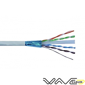 Cable F/UTP, cat.6, grey, LSOH, 4x2x26 AWG, 305m, stranded (Wave Cables)