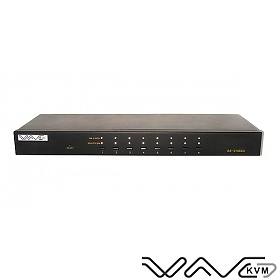 KVM switch, 8 to 1, PS/2 or USB console, PS/2 and USB PC ports, 19", Wave KVM