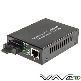 Media converter 10/100M RJ-45/SC, SM 1310nm, 20km