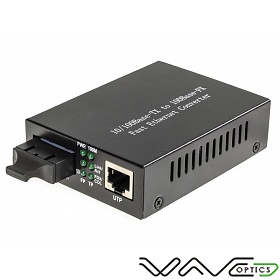 Media converter 10/100M RJ-45/SC, SM 1310nm, 40km