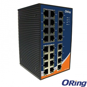 IES-1240, Industrial 24-port unmanaged Ethernet switch, DIN, 24x 10/100 RJ-45