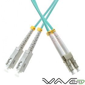 Patchcord SC/UPC-LC/UPC, MM, 50/125 duplex, OM3 fiber, 3 m