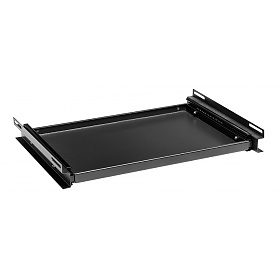 Sliding shelf, 19", 1U, 600mm