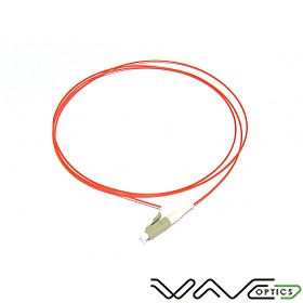Fiber optic pigtail, LC/UPC, MM, 62.5/125, 0,9mm, OM1 fiber, 2m