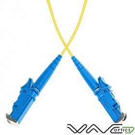 Fiber optic patch cord, E2000/UPC-E2000/UPC, SM, 9/125 simplex G652D fiber 3.0mm, L=1m