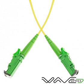 Fiber optic patch cord, E2000/APC-E2000/APC, SM, 9/125 simplex G652D fiber 3.0mm, L=5m