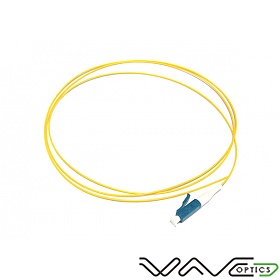 Pigtail LC, fiber optic, UPC, SM, 9/125, 0.9mm, G652D fiber, 1m