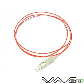 Pigtail SC/UPC, fiber optic, multimode, 50/125, 0.9mm, OM2 fiber, 1m