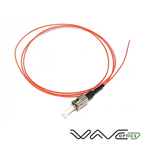 Fiber optic pigtail ST/UPC, MM, 50/125, 0.9mm, OM2 fiber, 1m