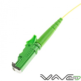Fiber optic pigtail E2000/APC, SM, 9/125, 0,9mm, G652D fiber, 2m