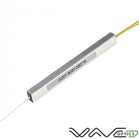 PLC splitter SM 1x2 0.9mm, G657A fiber